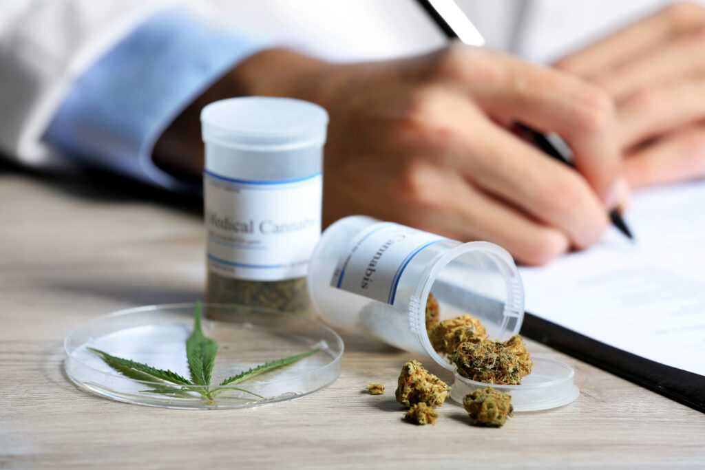 Arzt verschreibt medizinisches marijuana